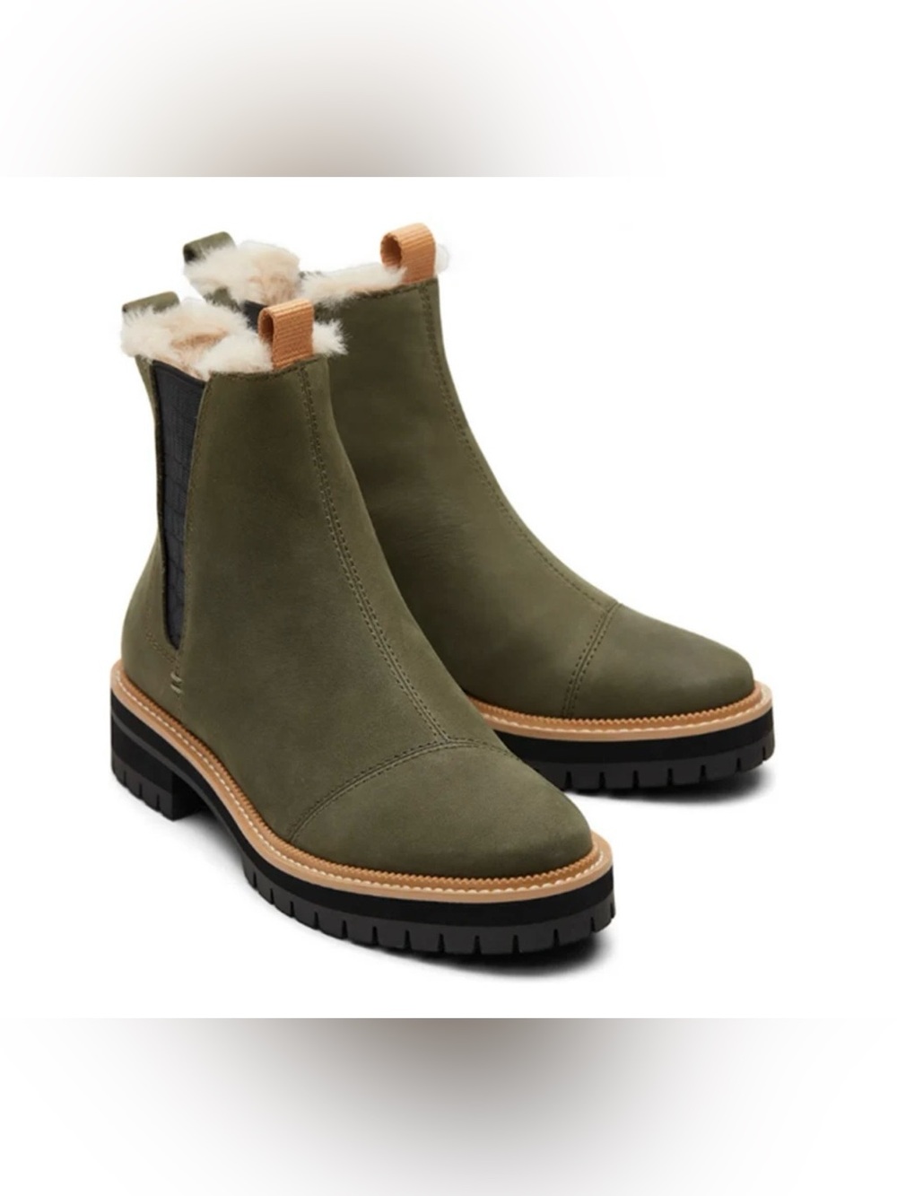 Toms Dakota Chelsea Boot in Tarmac Olive - Women's